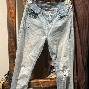 Mid rise straight jean old navy size 2